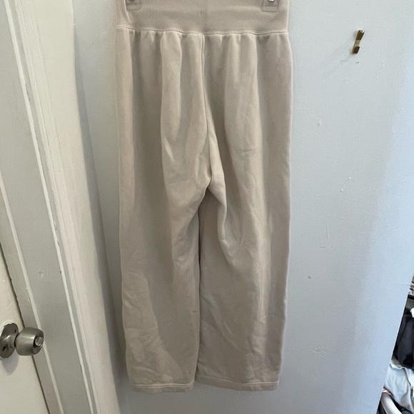 Nike Women’s Beige Wide Leg Sweatpants - Picture 2 of 3
